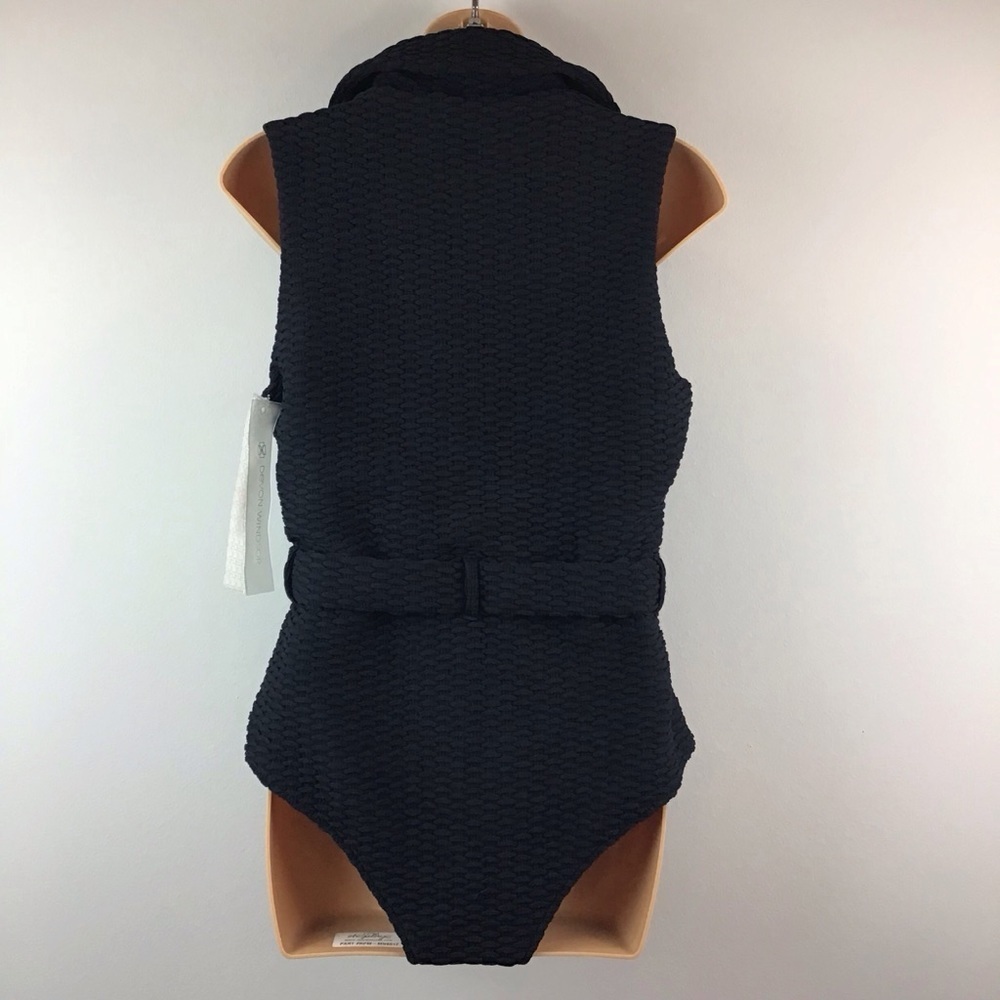 NWT Devon Windsor Stella Black One Piece Swimsuit | XL (10/12) - Picture 4 of 13